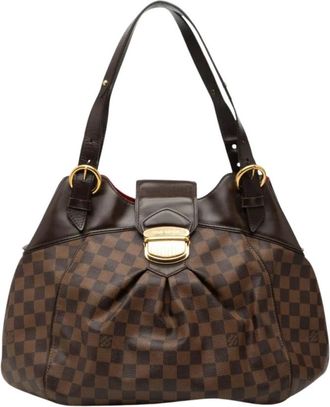 Louis Vuitton Pre-owned Handbags, female, Brown, Size: ONE SIZE Pre-owned Leather Shoulder Bag