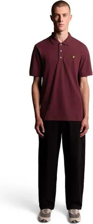 Lyle & Scott Plain Polo Shirt in Burgundy at Nordstrom, Size Xx-Large