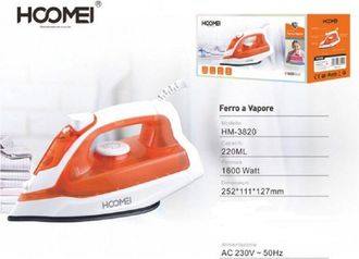 Trade Shop Trade Shop - Ferro Da Stiro 1600 Watt 220ml Con Getto Vapore Verticale E Tasto Spray Hm-3820