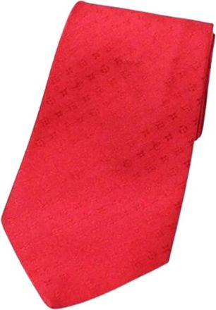 Louis Vuitton Pre-owned Accessories, male, Red, Size: ONE SIZE Pre-owned Cravat