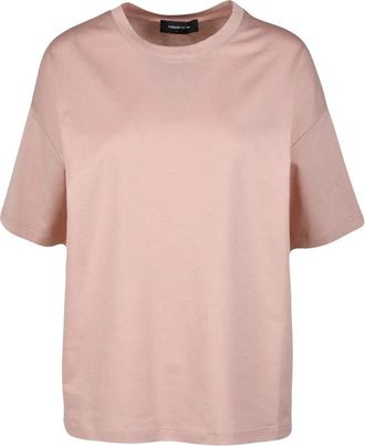 Fabiana Filippi Boxy-Fit Cotton T-Shirt With Crew Neckline
