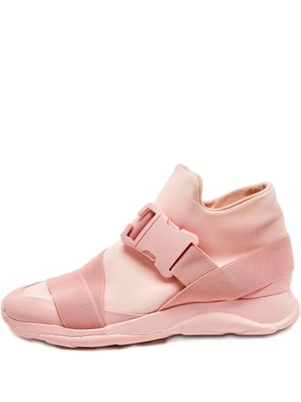 Christopher Kane buckle-leather sneakers - Pink