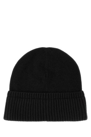 Moncler HAT Virgin Wool Blend Beanie - Black