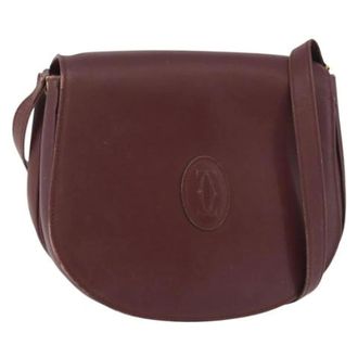 Cartier Pre-owned Cross Body Bags, female, Red, Size: ONE SIZE Pre-owned Vintage Shoulder Bag