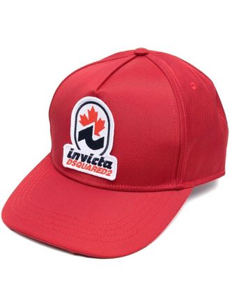 Dsquared2 Cappello da baseball con applicazione - Rosso