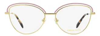 Emilio Pucci EP5170 Butterfly Metal Frame Eyeglasses - Gold