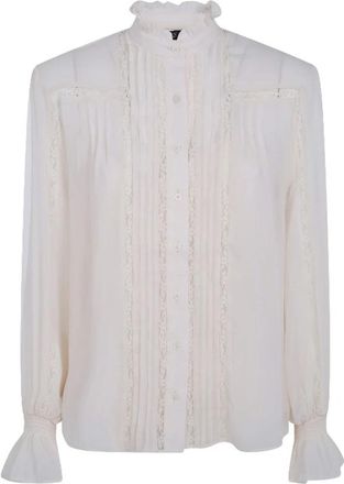 Ralph Lauren Blouse - Dames - Blouses - Beige - M - Katoen - Overhemden