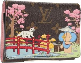 Louis Vuitton Pre-owned Wallets, female, Multicolor, Size: ONE SIZE Pre-owned Canvas Wallet