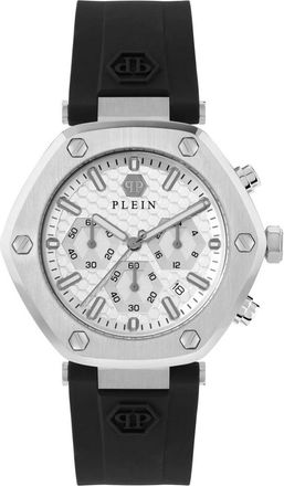 Philipp Plein Hexagon Chrono Horloge - Heren - Horloges - Grijs - ONE Size - Accessoires