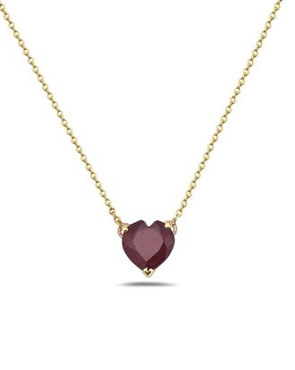 Forever Creations Forever Creations Signature Collections 14K 2.34 Ct. Tw. Ruby Heart Pendant Necklace