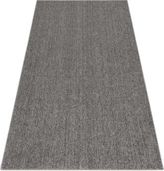 RugsX Carpet CASABLANCA LOOM grey, loop, soft indoor & outdoor grey 150x300 cm