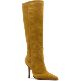Steve Madden Wescot Knee High Boot in Olive Suede at Nordstrom Rack, Size 8.5