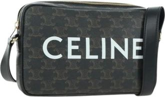 Celine Pre-owned Cross Body Bags, female, Black, Size: ONE SIZE Pre-owned Vintage Shoulder Bag