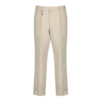 Prada Suit Trousers, male, Beige, Size: XL Suit Trousers