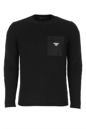 Prada Black Wool Sweater