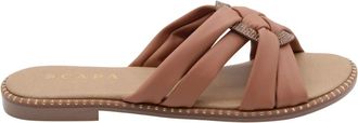 Scapa Nikko Slipper - Dames - Sandalen - Bruin - 37 EU - Schoenen