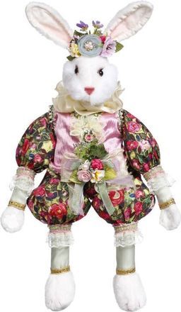 Mark Roberts Bean Bag Pillow Body Rabbit with Vest, Large in Deep Red at Nordstrom