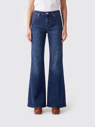 7 For All Mankind High-Waisted Flare Jeans in Stretch Denim