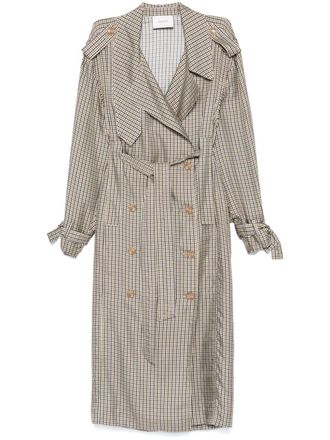 Dorothee Schumacher Checked Coolness midi dress - Neutrals