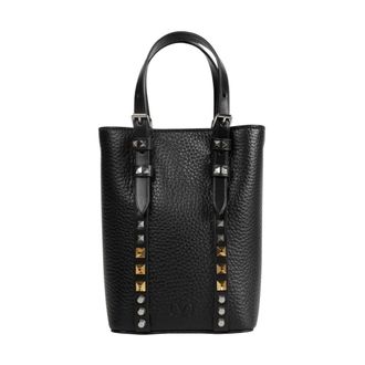 Valentino Garavani Bucket Bags, female, Black, Size: ONE SIZE Rockstud Bucket Bag