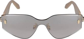 Bulgari Sunglasses, female, Beige, Size: ONE SIZE Serpenti Mask Sunglasses