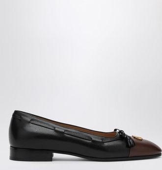 Valentino Garavani Ballerina Valet Du Roi black/coffee