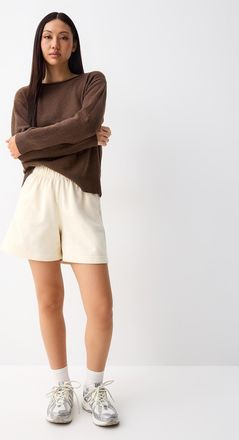 Twik Womens Ultra-soft boat-collar sweater