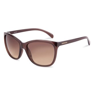 Calvin Klein Womens Ck19565s Square Sunglasses, Milky Brown/Gradient Brown, 60mm,17mm,140mm