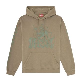 Diesel Uomo, Felpe, Marrone, S, new