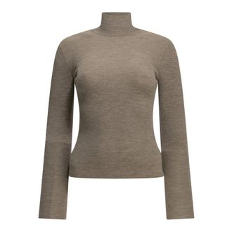 Max Mara Jersey de cuello alto Cavallo - Knitwear - Mujer - Beige - L