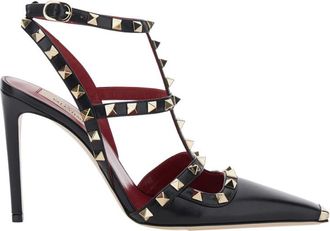 Valentino Garavani Black Studded Pumps