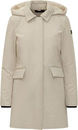 Peuterey Jas met capuchon en zak - Beige