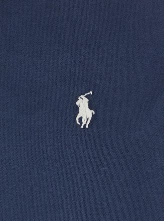 Polo Ralph Lauren Mens Hoodie With Pony Embroidery, Blue Cotton Sweatshirts Sweater