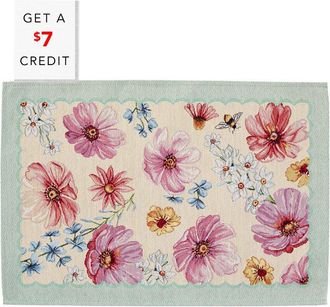 Vietri Vietri Set Of 4 Tavola Floral Placemats With $7 Credit