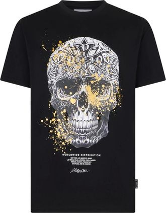 Philipp Plein Hombre, Camisetas, Negro, Talla: 4XL
