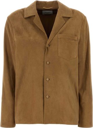 Saint Laurent Beige Suede Jacket
