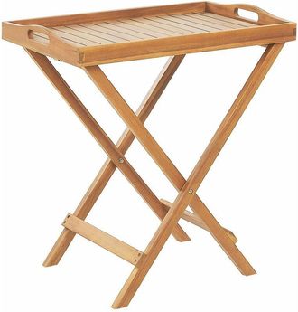 Beliani Beliani - Tavolino da Caffè Classico per Giardino in Legno dAcacia Ripiegabile java