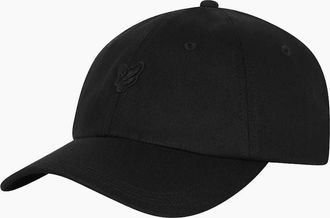 Lyle & Scott Mens Lyle & Scott Tonal Eagle Baseball Cap JET BLACK - Size: ONE