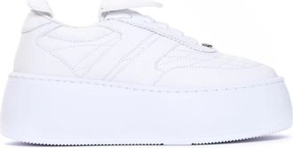 Giuseppe Zanotti Witte Platform Sneakers - Dames - Sneakers - Wit - 40 EU - Leer - Schoenen