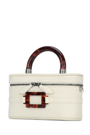 Roger Vivier Womens Belle Vivier Vanity Mini Cire Borse A Mano Cire Bag