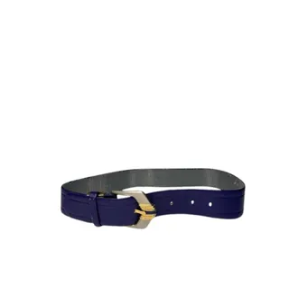 Dior Pre-owned Belts, female, Blue, Size: ONE SIZE Pre-owned Vintage Leather Belt