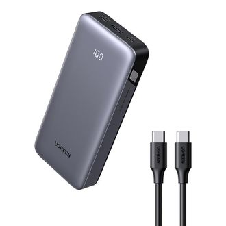 OEM Bater&iacute;a Externa Ugreen Pb532 De 20000 Mah, 2 Puertos Usb-c, 30 W (gris)