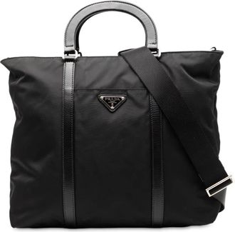 Prada Borsa a tracolla in tessuto 2013-2025 - Nero