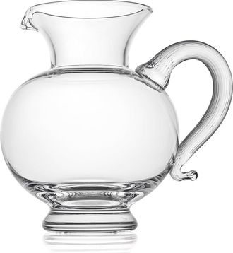 IVV sahara jarra h-18 cm- transparente asa estriada lt-1,1