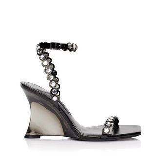 Jessica Rich The Diamond Wedge in Noir at Nordstrom, Size 37