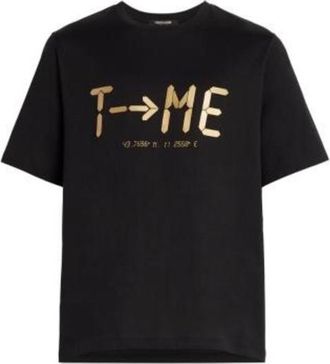 Roberto Cavalli Graphic Print Cotton T-Shirt, Size X-Small