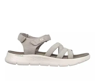 Skechers Womens Gowalk 5 Harmony Strappy Sandals In Gray