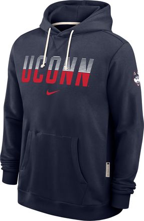 Nike UConn Sideline Nike Mens Dri-FIT Pullover Hoodie in Blue | ZM03AZP413UCON-NVY