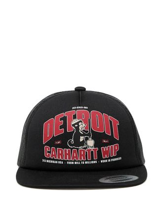 Carhartt Work in Progress detroit-graphic trucker cap - unisex - Polyester - One Size - Black