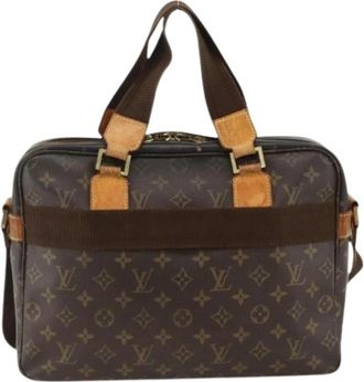 Louis Vuitton Pre-owned Handbag - Dames - Vintage Handtas - Bruin - ONE Size - Leer - Vintage